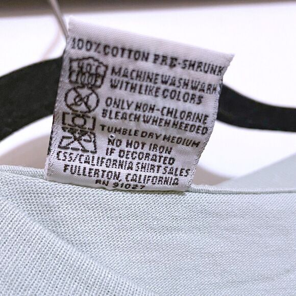 Vintage Basicss Pennsylvania Travel Souvenir T Shirt Made in USA XL Sage Green - Picture 4 of 5